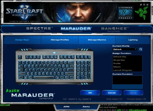 Razer StarCraft Marauder Keyboard Review
