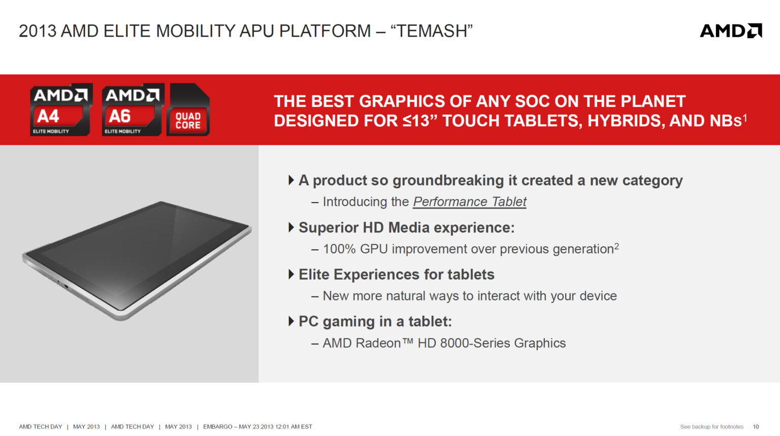 AMD Launches Temash APU 