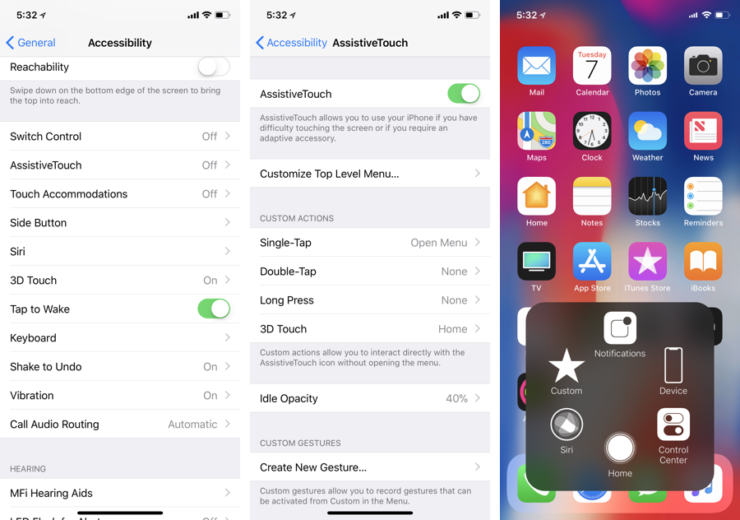 How to Add Virtual Home Button to iPhone X