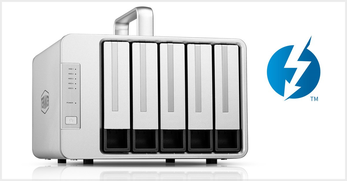 TerraMaster Unveils First 5-Bay D5 Thunderbolt 3 Raid Storage Device ...