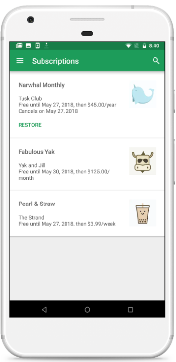 Google Play Store Gets a New Subscription Center for Easier Management