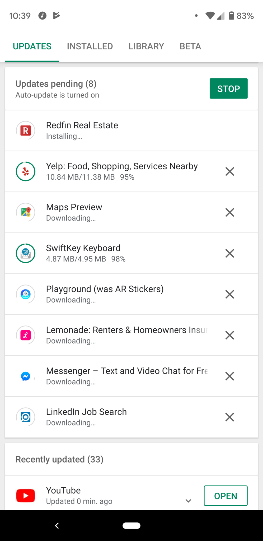 Play Store Testing Simultaneous Downloads and More