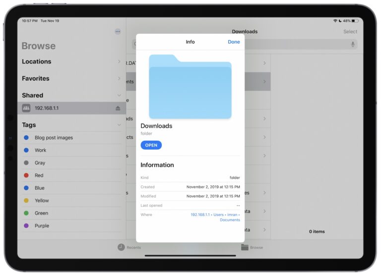 How to Access Shared Windows Folders on iPhone & iPad Using SMB