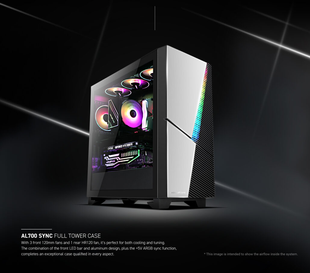 Abkoncore Introduces The AL700 SYNC Full-Tower PC case