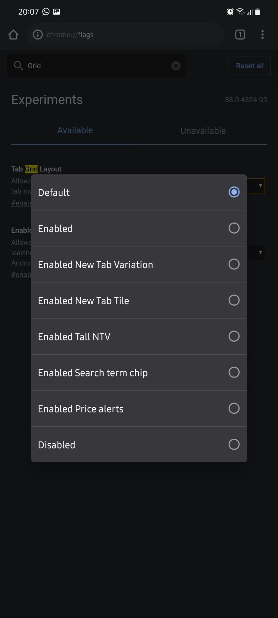 How to Turn Off Google Chrome on Android Grid Views for Tabs