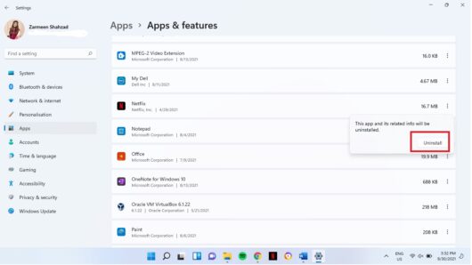 Learn How to Uninstall Application on Windows 11 Systems