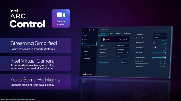 Intel Launches Arc Control, An All-In-One Graphics Software Experience ...
