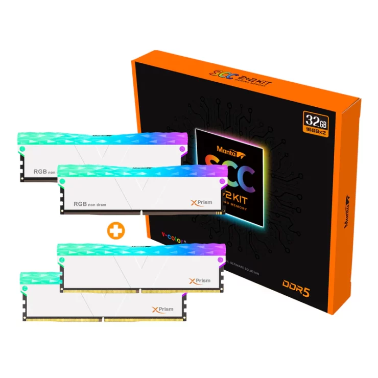 V-Color Unveils Its Next-Gen Manta XPrism RGB DDR5 Gaming Memory