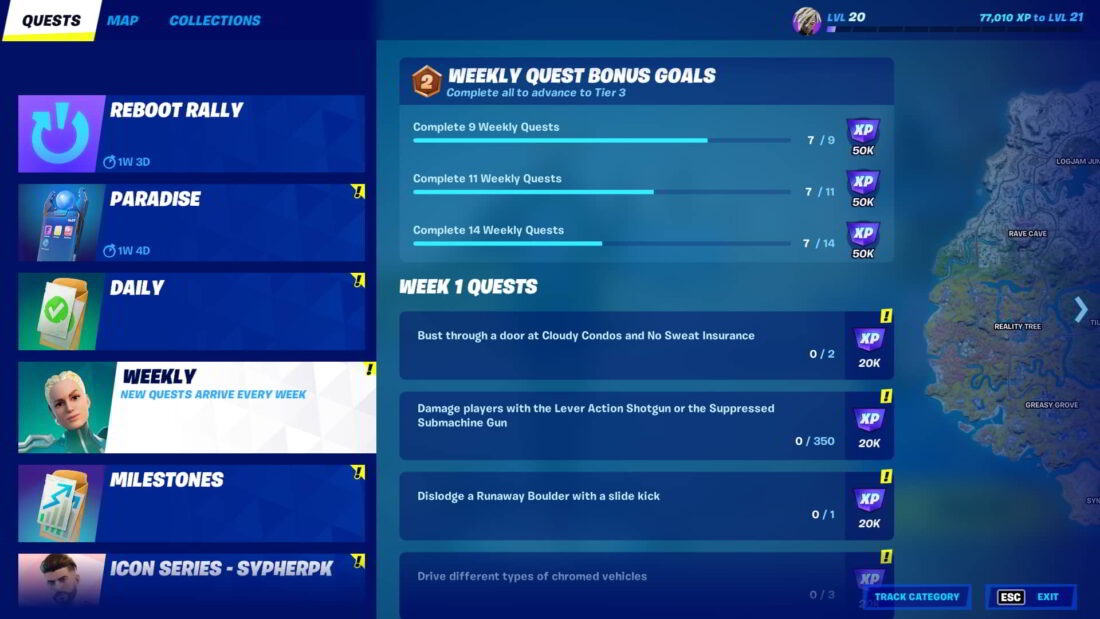 Fortnite Chapter 3 Season 4 – How to Complete Week 1 Quests