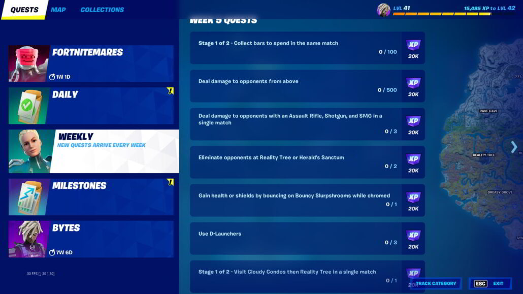 Fortnite Chapter 3 Season 4 – How to Complete Week 5 Quests