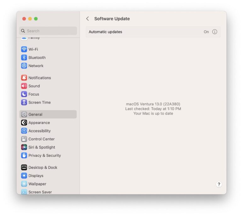 How to Download Software Update on macOS Ventura