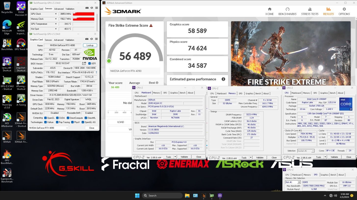 ASUS GeForce RTX 4090 ROG MATRIX GPU Sets New 3DMark Fire Strike ...