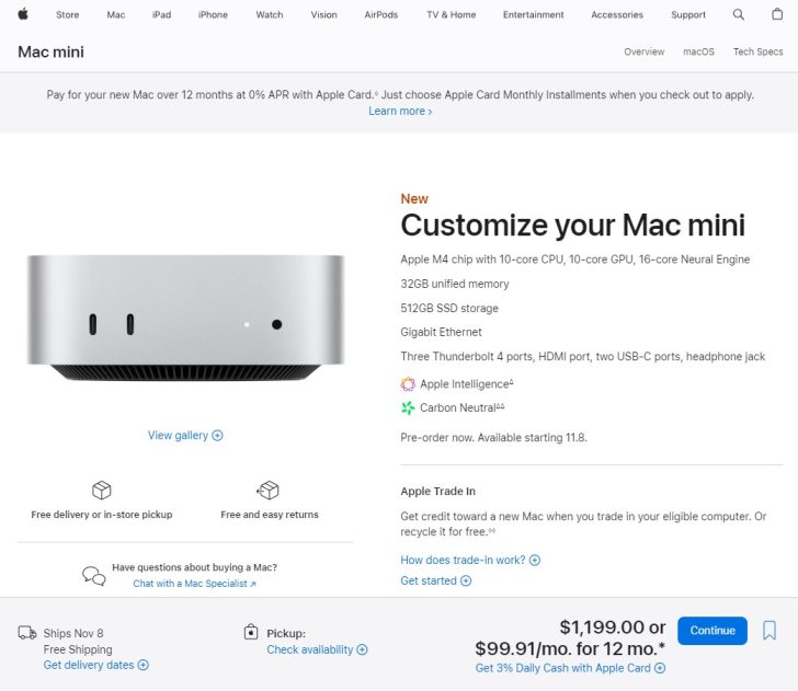 Apple Is Charging The Exact Same Price For A Single Base M4 Mac mini If ...