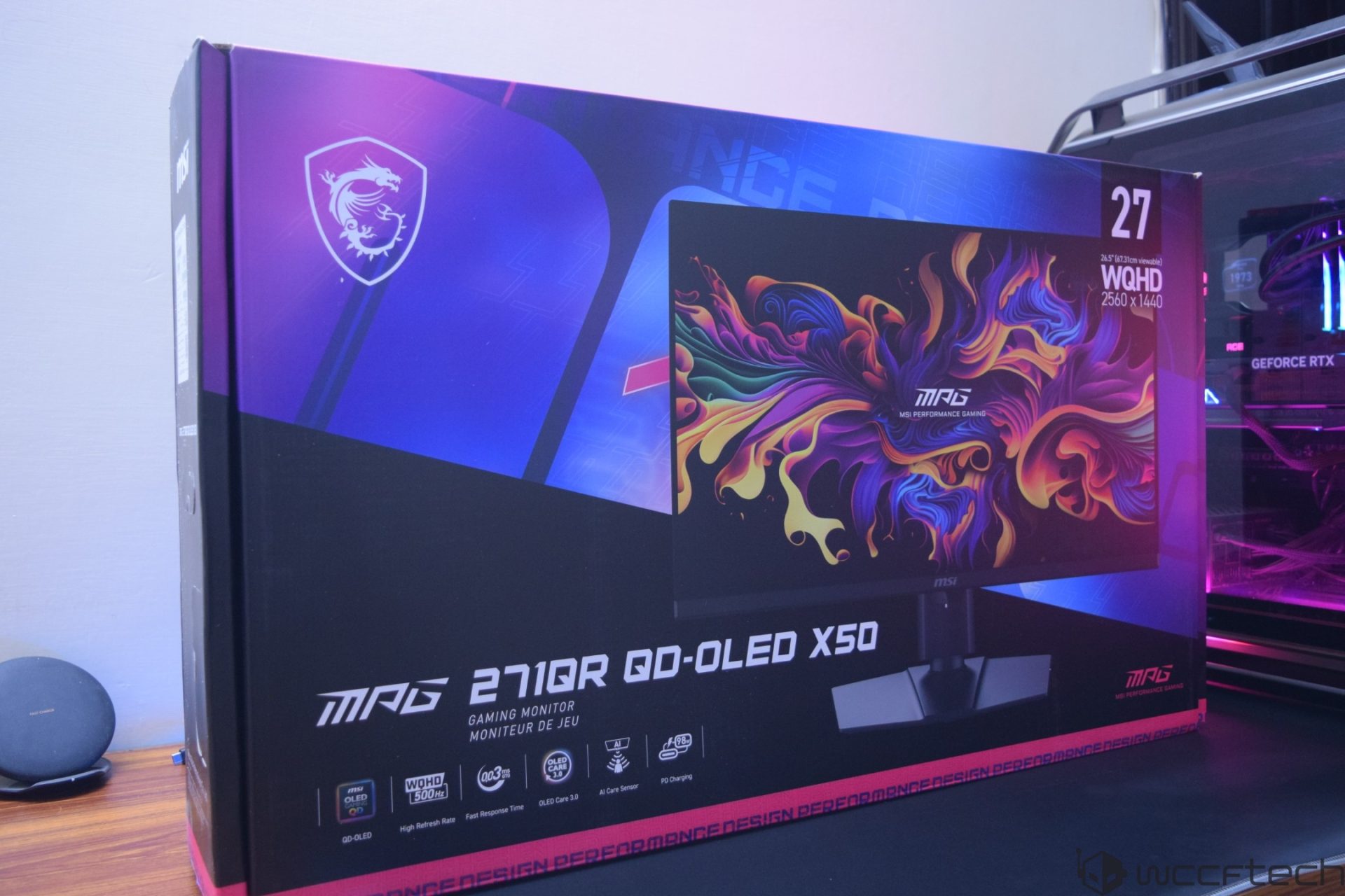MSI MPG 271QR X50 QD-OLED Gaming Monitor Review: 500Hz & 80 Gbps ...