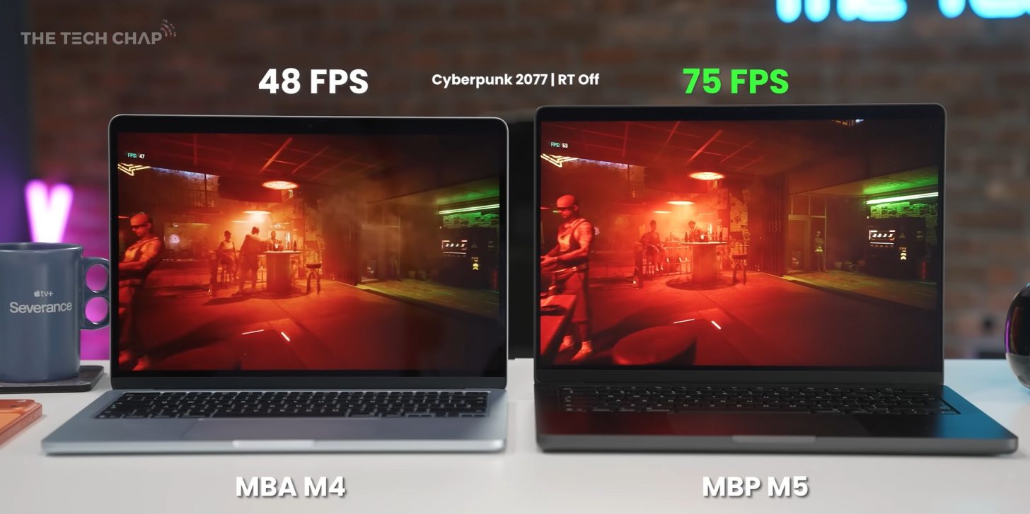 Apple M5’s Gaming Performance Takes A Massive Leap In Cyberpunk 2077 ...
