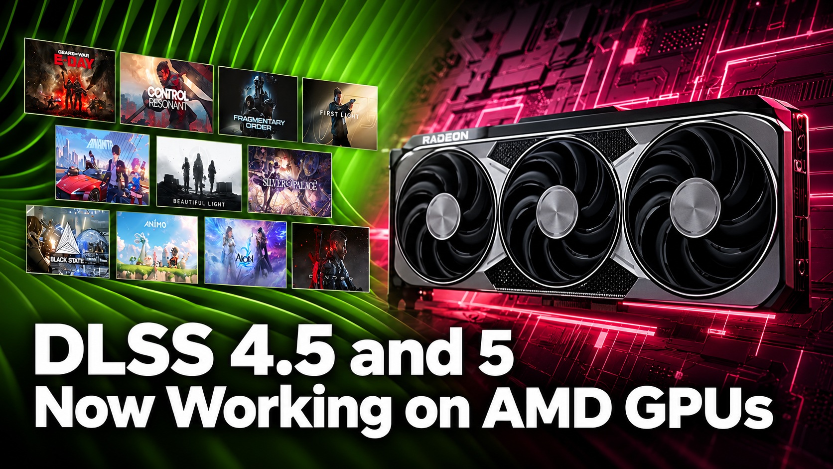 New Mod Brings NVIDIA DLSS Ray Reconstruction and MFG to AMD Radeon GPUs