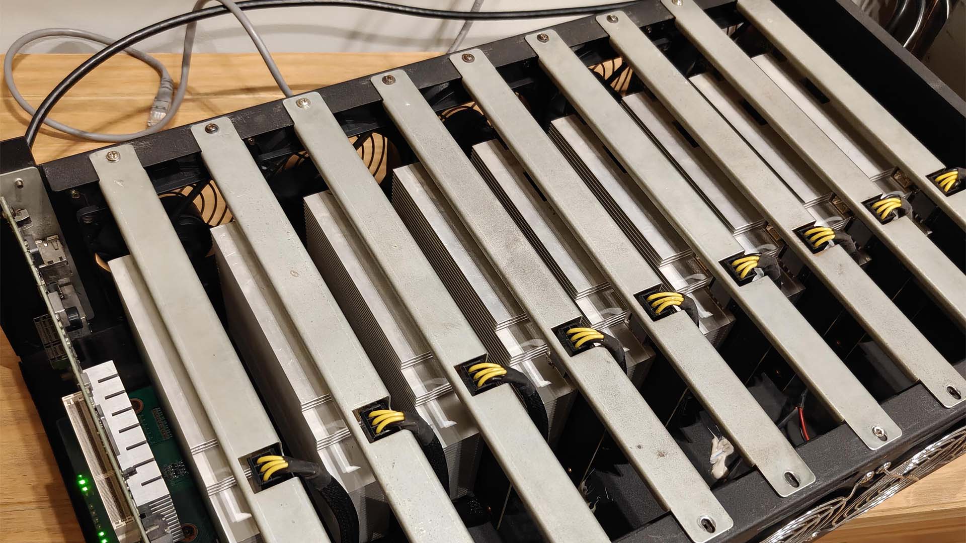 An Old GPU Mining Rig With 9 GPUs Sporting 54GB VRAM Is An LLM User’s ...