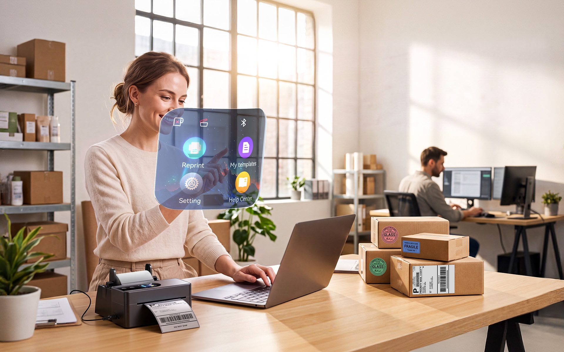 Best Shipping Label Printers for Small Businesses: What the Phomemo PM64D ...